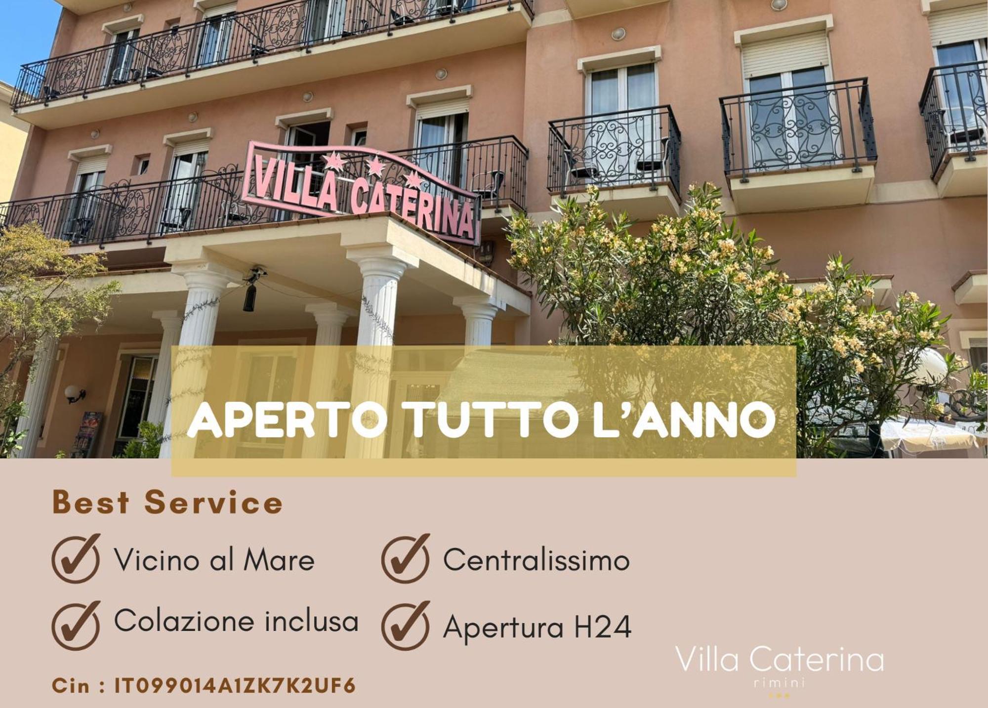 Hotel Villa Caterina Rimini Dış mekan fotoğraf